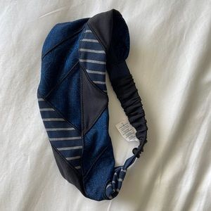 Lululemon Navy Fabric Headband- never worn